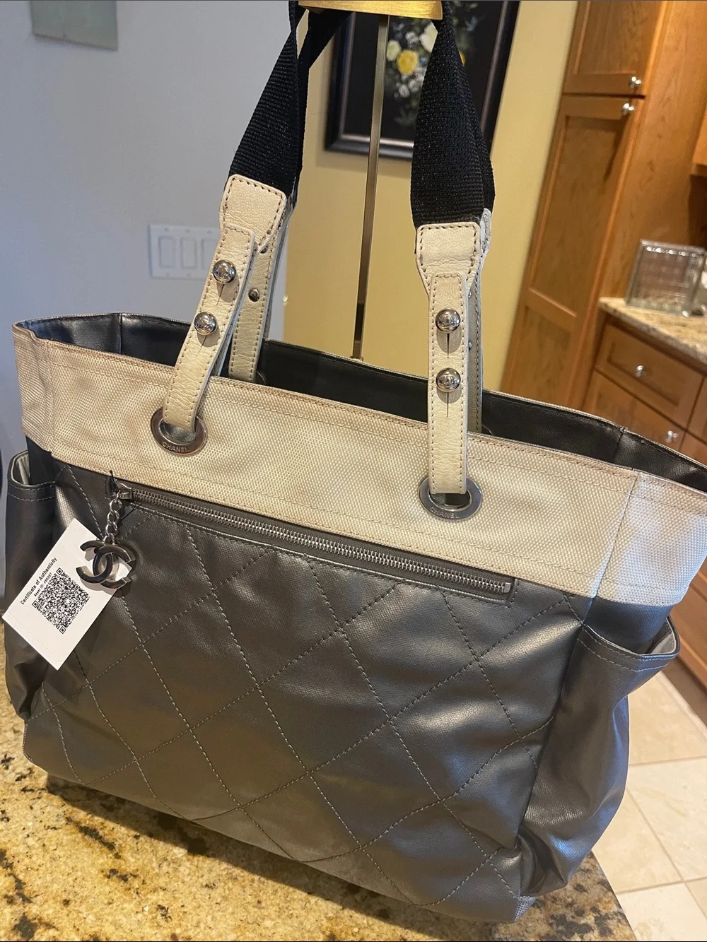 CHANEL tote combining